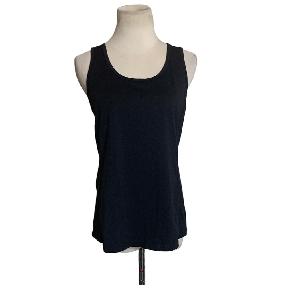 Old Navy active black open back tank top size M